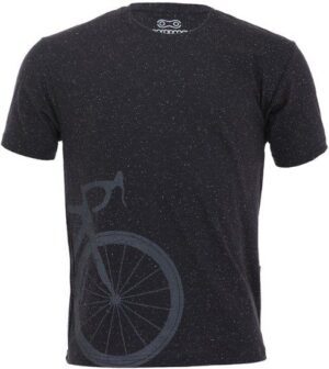 CAMISETA CASUAL MÁRCIO MAY BIKE SPEED BOTONÊ PRETA