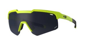 OCULOS HB SHIELD EVO ROAD - NEON YELLOW/ GRAY