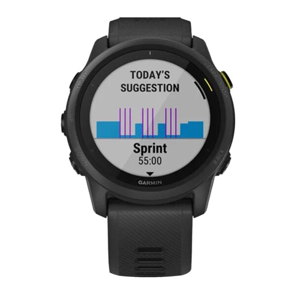 RELÓGIO GARMIN FORERUNNER 745 PRETO MONITOR CARDÍACO COM GPS