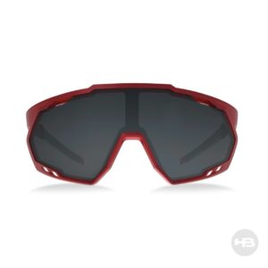 OCULOS HB SPIN GRADIENT RED BLACK GRAY CRISTAL LENTE 14.6 CM