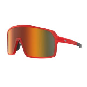 OCULOS HB GRINDER MATTE DARK RED ORANGE ESPELHADO