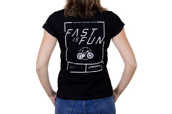 CAMISETA FEMININA SCOTT FAST IS FUN PTO