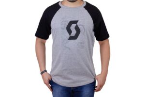 CAMISETA MASCULINA SCOTT ICON RAGLAN CZ MESC