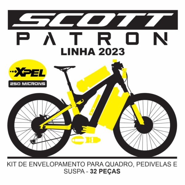 KIT DE PROTETOR DE QUADRO PARA SCOTT PATRON 2023