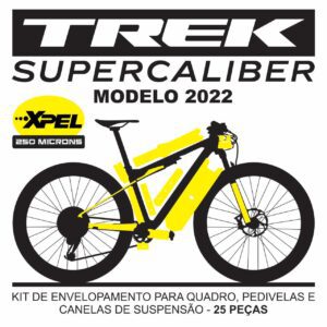 KIT ADESIVO DE PROTEÇÃO DE QUADRO PARA TREK SUPERCALIBER 2022