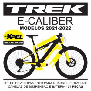 KIT ADESIVO DE PROTEÇÃO DE QUADRO PARA TREK E-CALIBER 2021/22