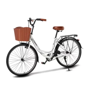 BICICLETA TWO DOGS CLASSIC S2 ARO 26 C/ CESTA E BAGAGEIRO